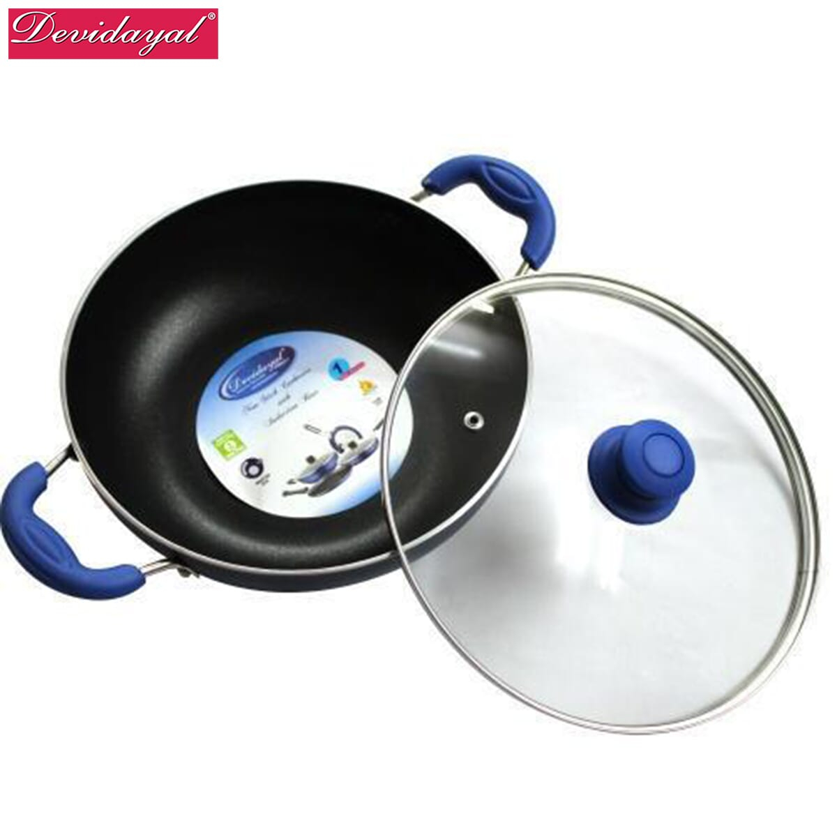 DeviDayal NS Soft touch handle 3mm kadai 260mm