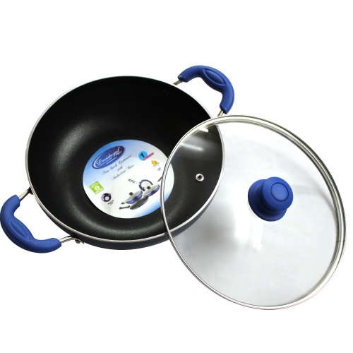 DeviDayal NS Soft touch handle 3mm kadai 280mm