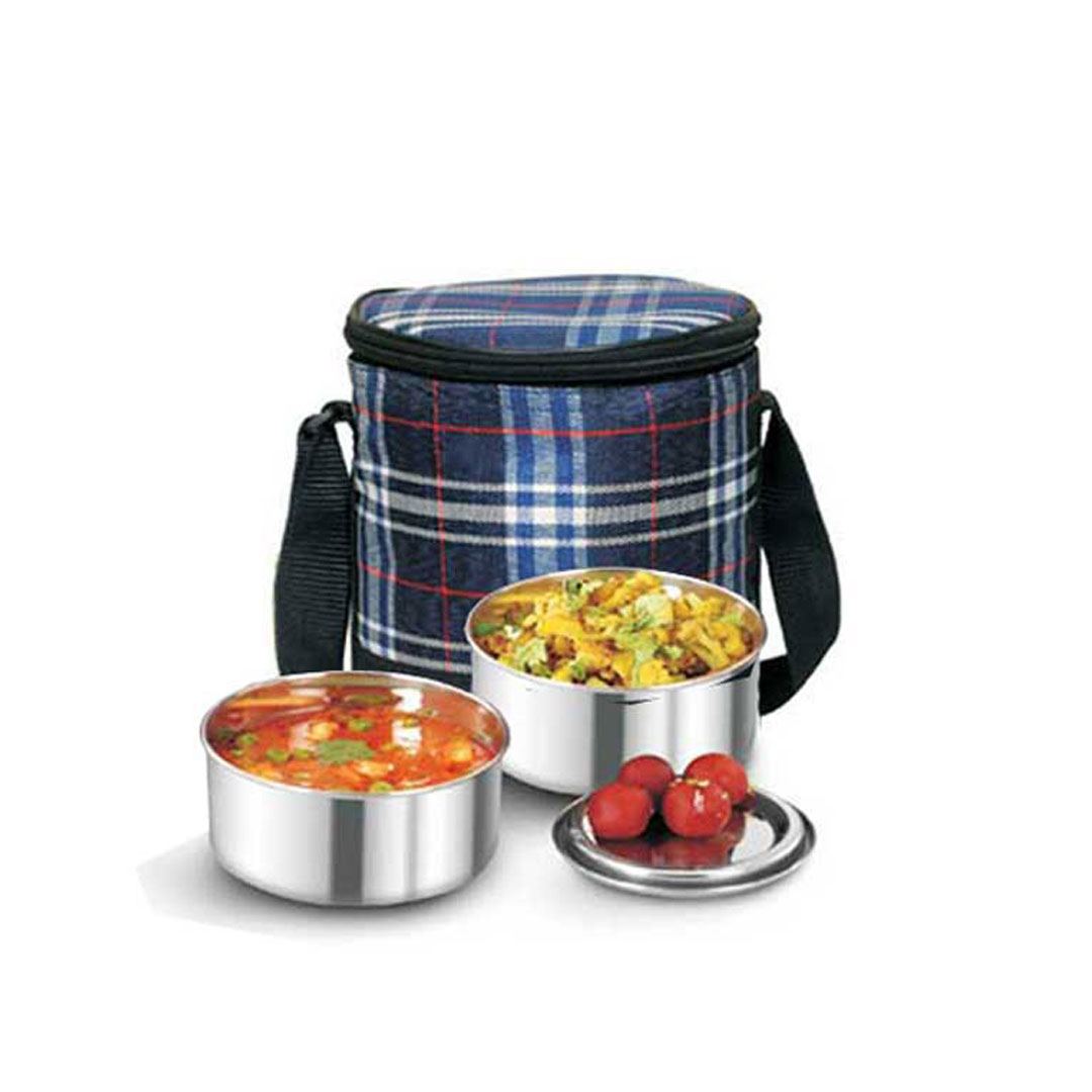 DeviDayal Royal Tiffin 2 With Insulated Bag