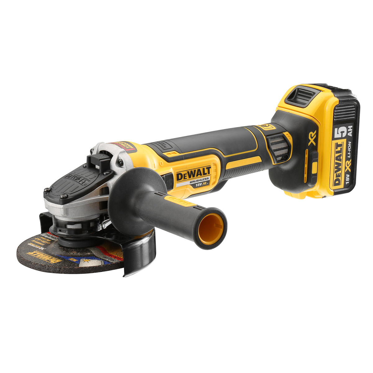 Dewalt Dcg405 P2-Gb 18 V, 4.5/5 in Brushless Grinder 5 Ah/220 V