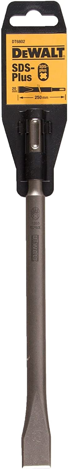Dewalt Dt6802-Qz Sds-Plus Flat Chisel 250 Mm X 20 Mm