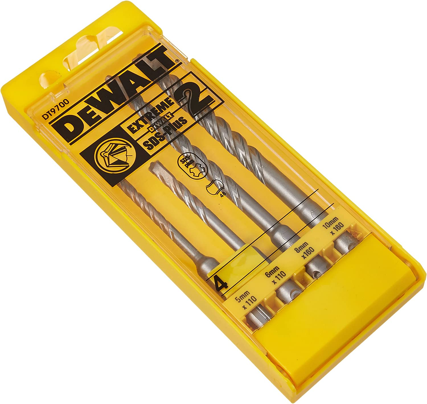 Dewalt DT9700-QZ Hammer drill bit-Set (4 Piece)