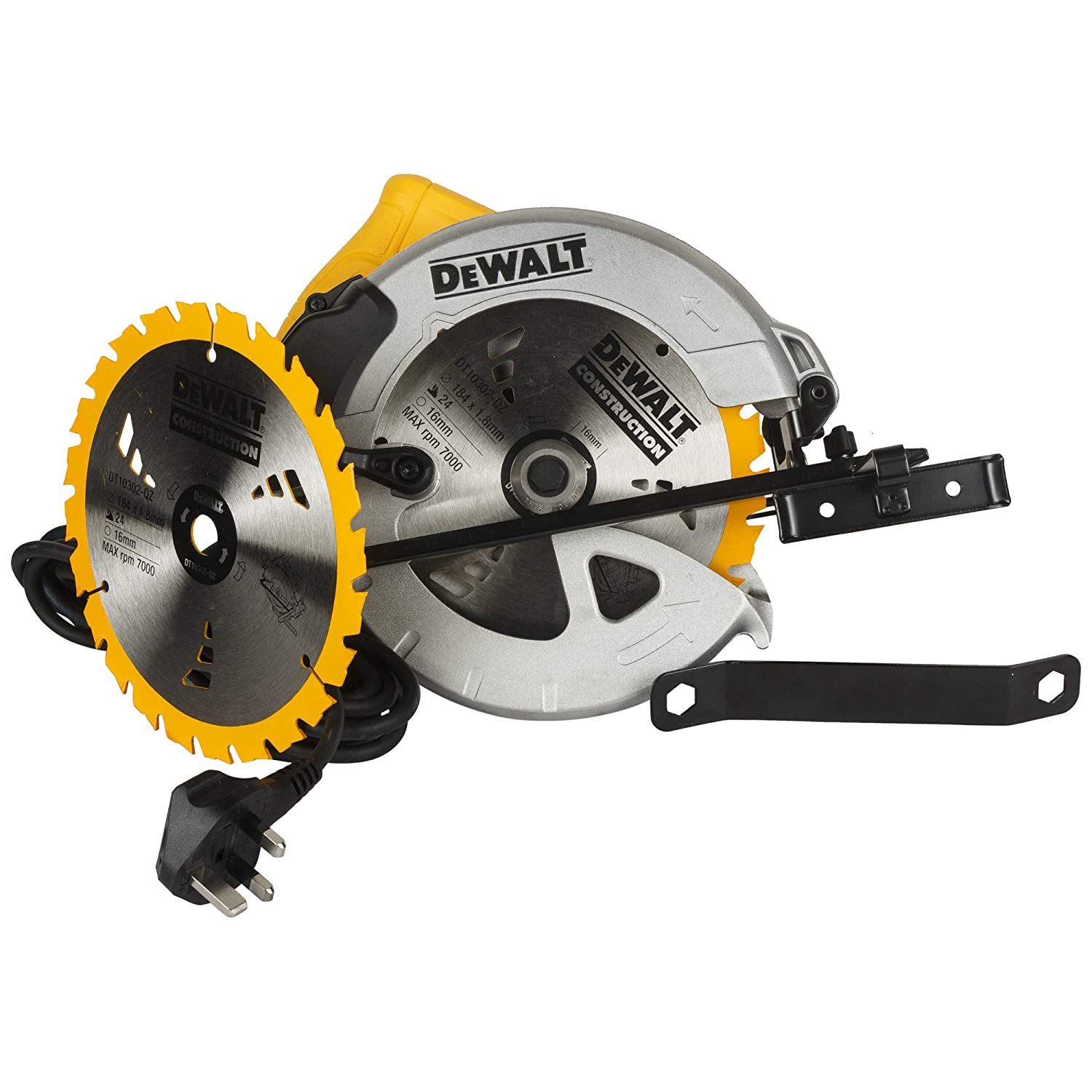 Dewalt Dwe560-B5 1350 Watt 184mm Compact Circular Saw ( Black & Yellow)