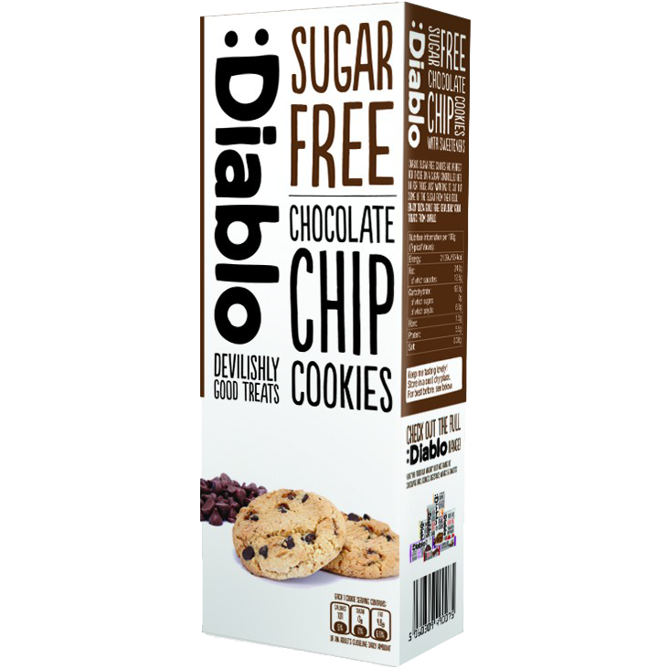 Diablo Sugar Free Chocolate Chips Cookies 135g