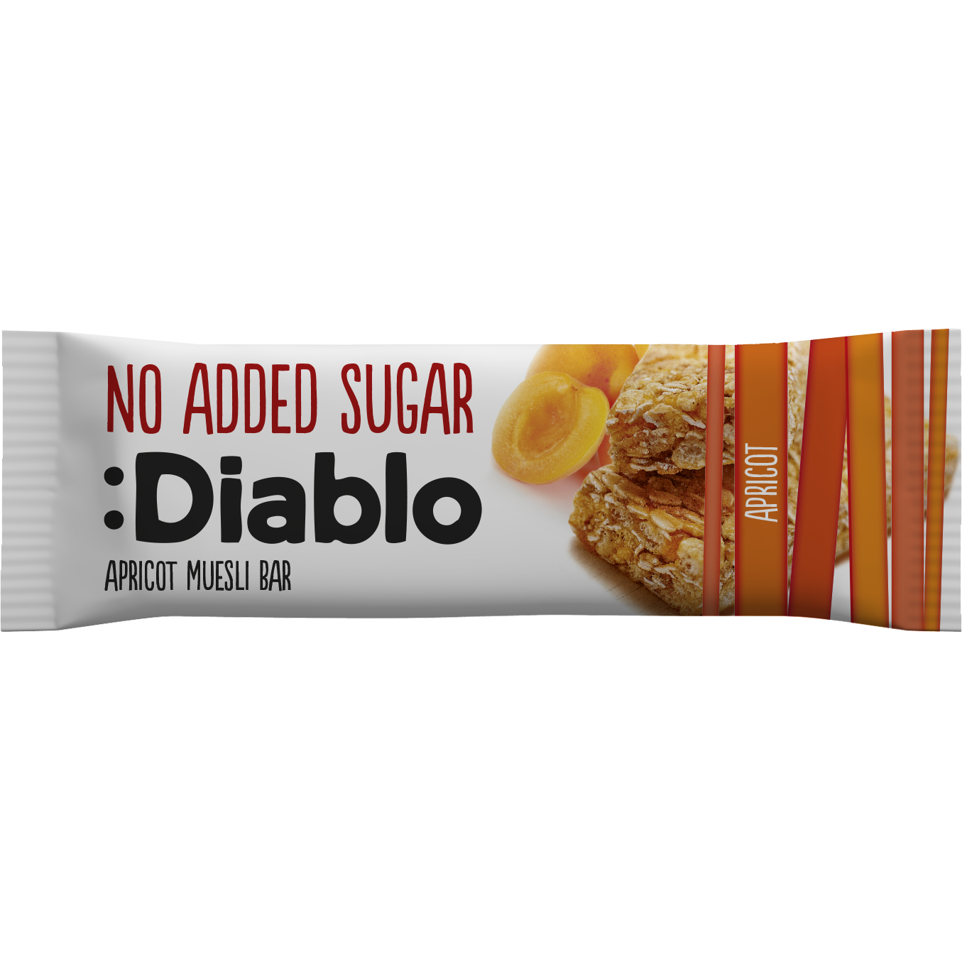 Diablo Apricot No Added Sugar Muesli Bar 30G