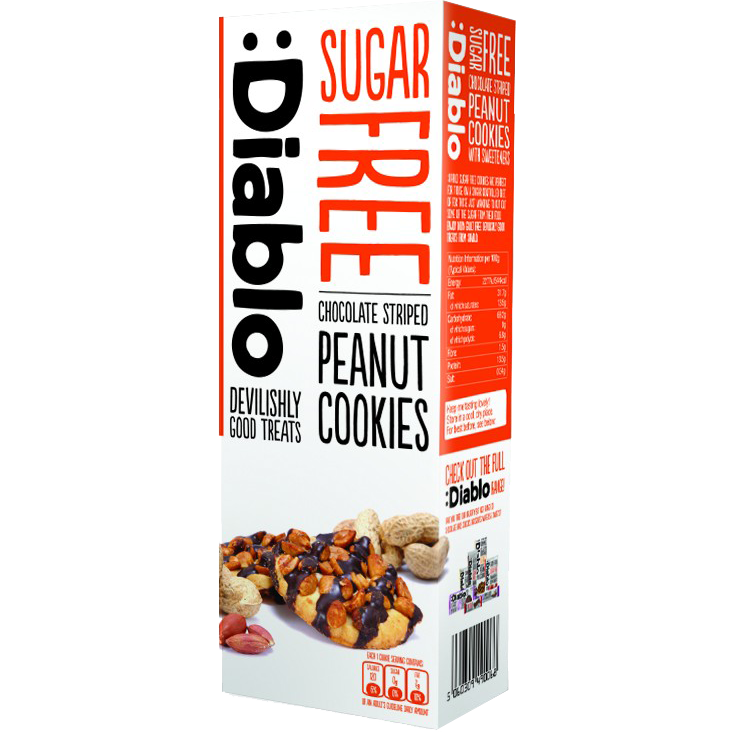 Diablo Sugar Free Peanut Cookies 150g