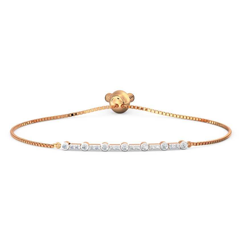 White Feathers Classic Diamond Adjustable Bracelet For Women