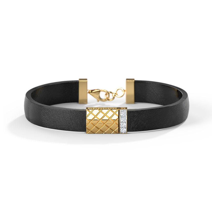 White Feathers Brad Diamond Bracelet