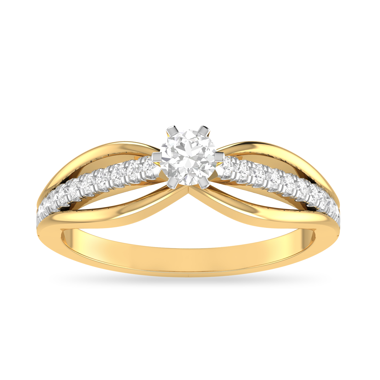 White Feathers The Jani Diamond Ring For Women
