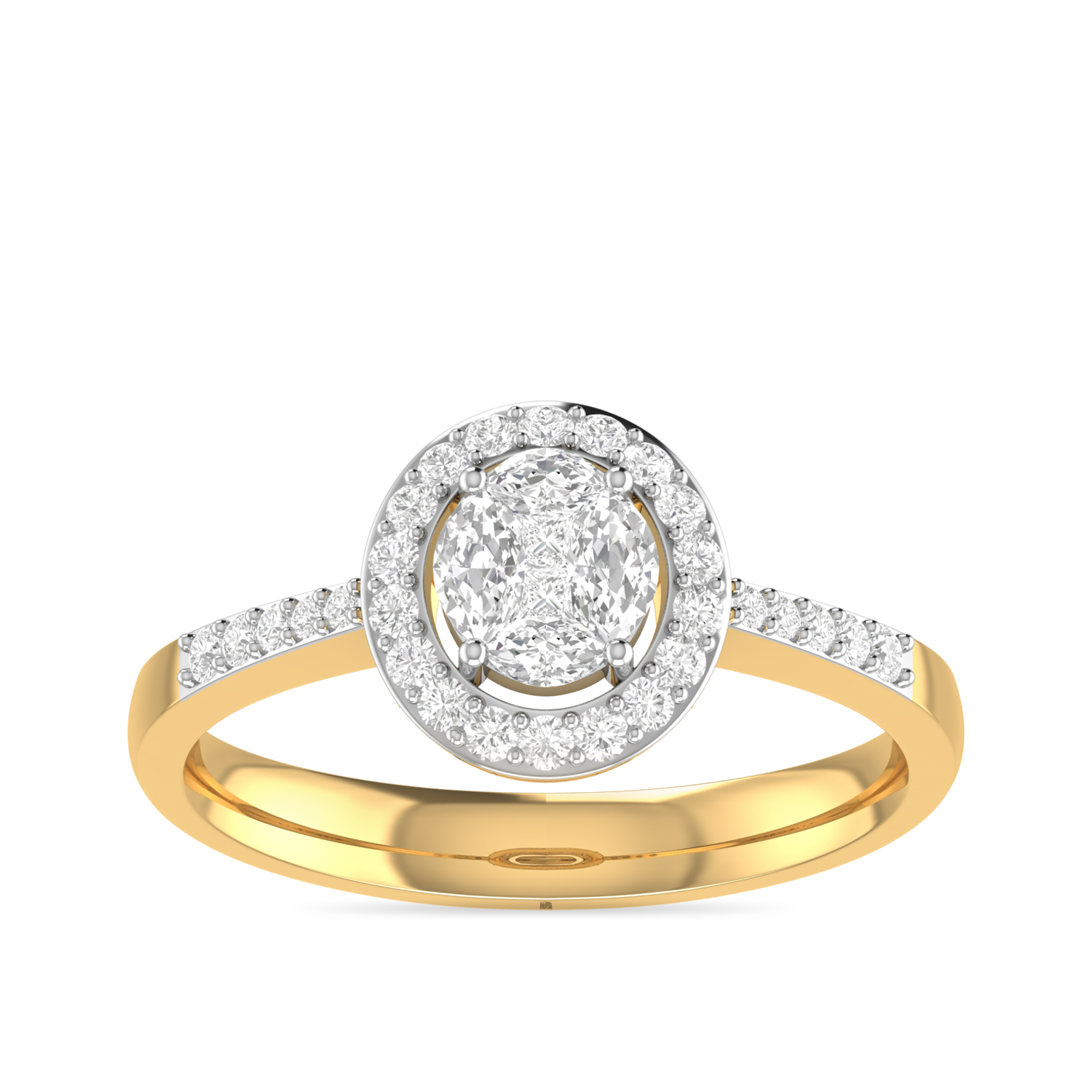 White Feathers The Aggata Diamond Ring For Women