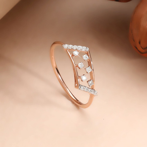White Feathers Jia Diamond Ring For Women