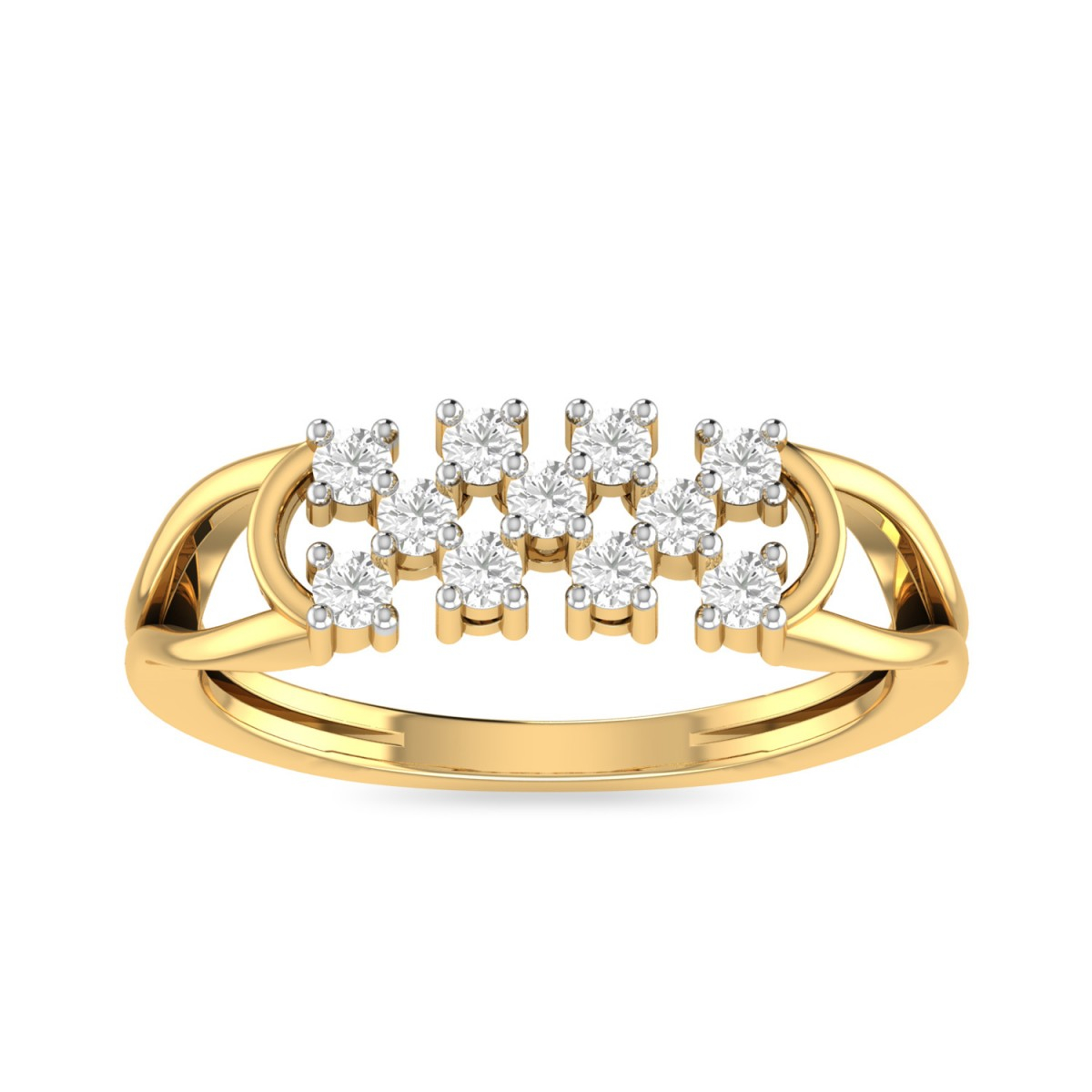 White Feathers The Elyza Diamond Ring For Women