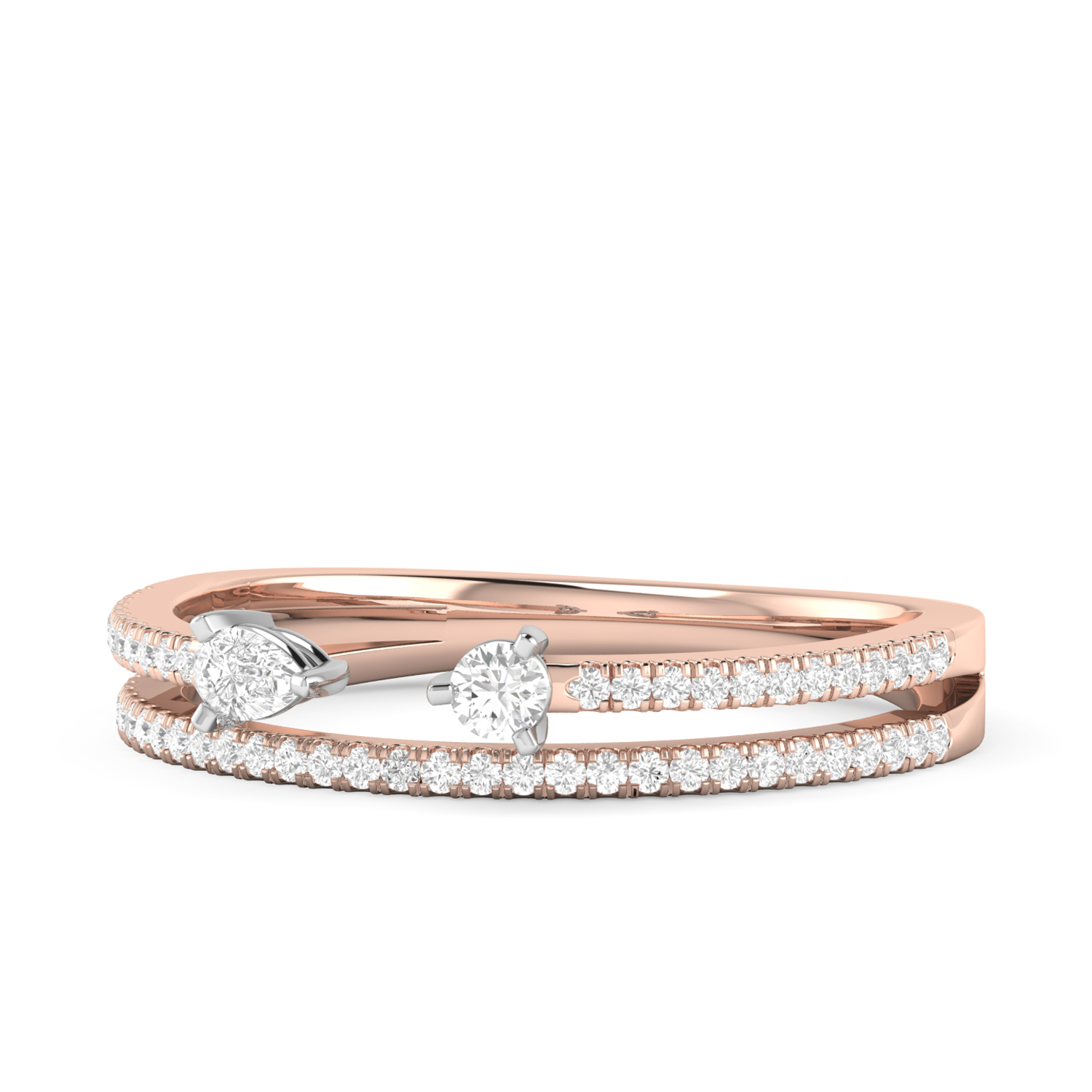 White Feathers The Gianni Diamond Ring For Women