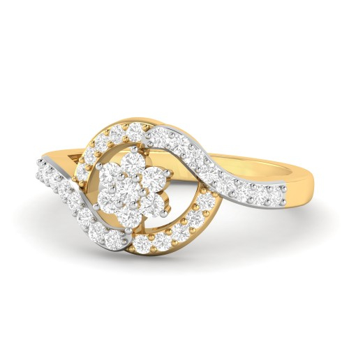 White Feathers The Gailene Diamond Ring For Women