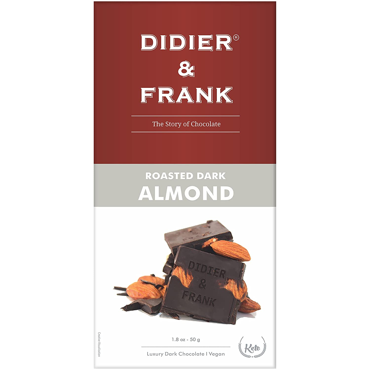 DIDER & FRANK Almond Dark Chocolate 50g