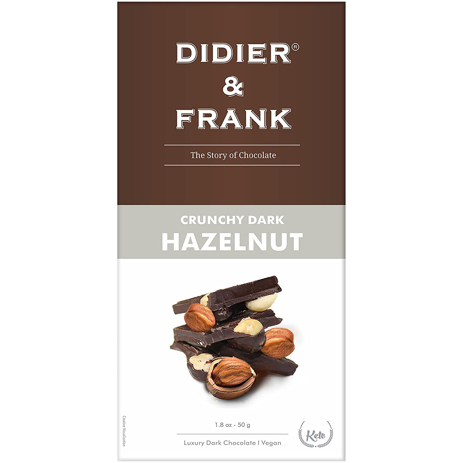 DIDER & FRANK Hazelnut Dark Chocolate 50g