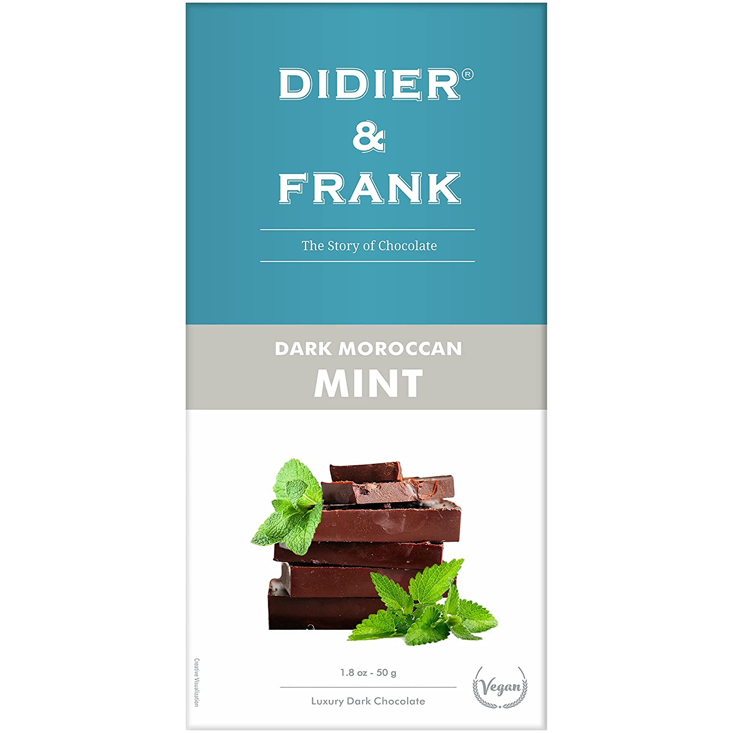 DIDER & FRANK Mint Dark Chocolate 50g