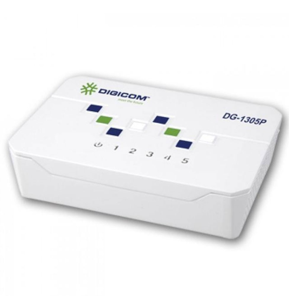 Digicom DG-S1005D-C - 5 Port Desktop Switch