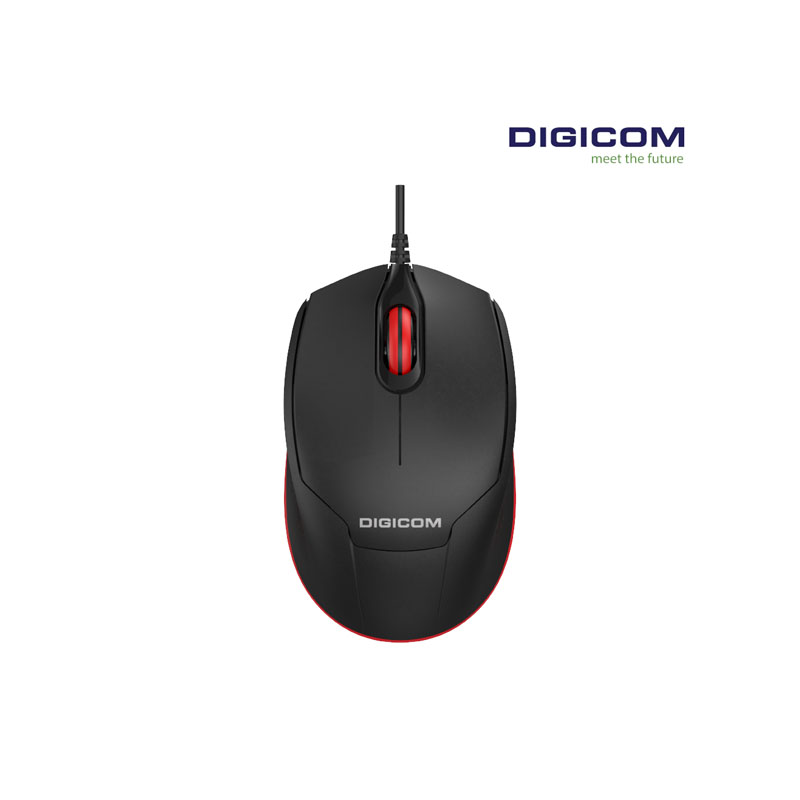 Digicom DG-W16 Wired Mouse - 1500 Dpi