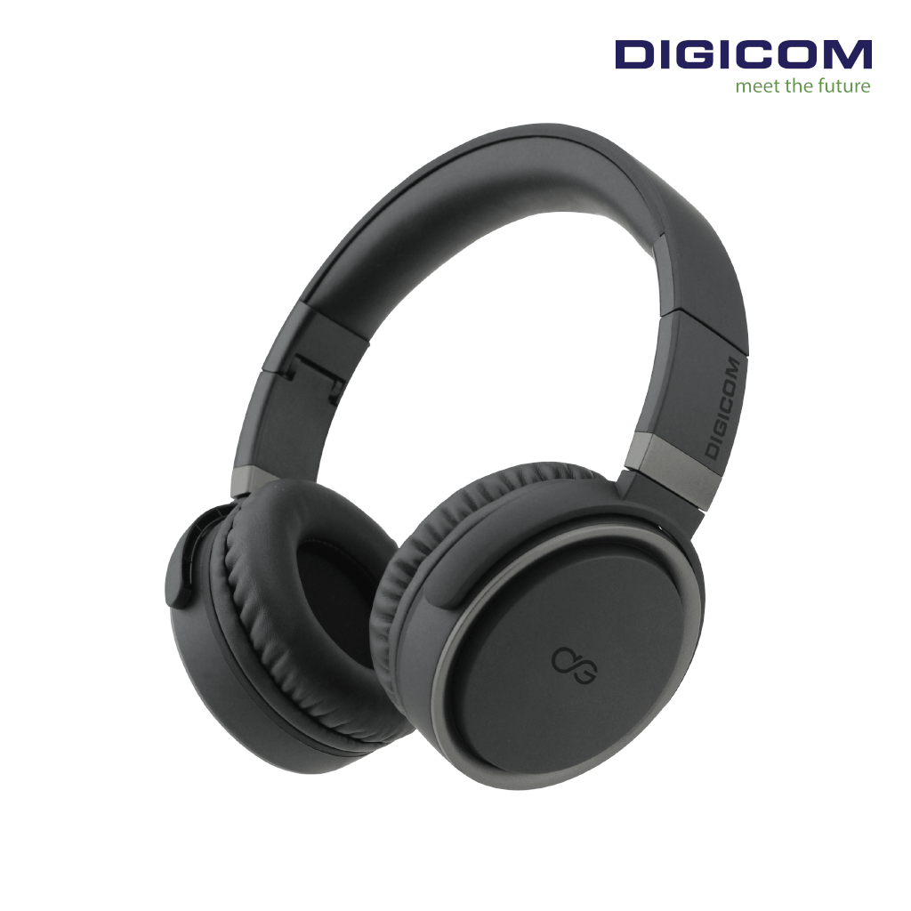 DIGICOM K20 BLUETOOTH FOLDABLE OVER – EAR HEADPHONE