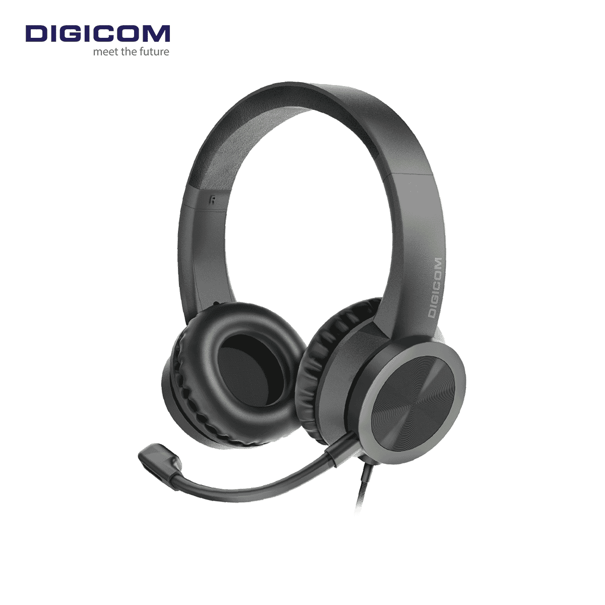 Digicom Pc19 Usb Wired Headset with Mic