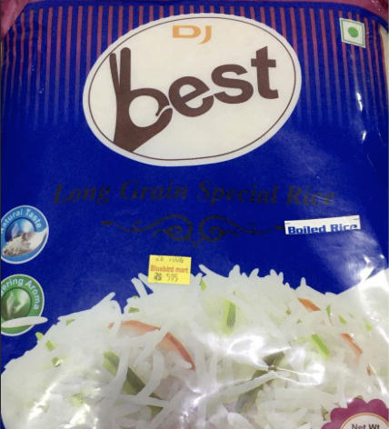 Dj Best Long Boiled Rice 20kg Silver
