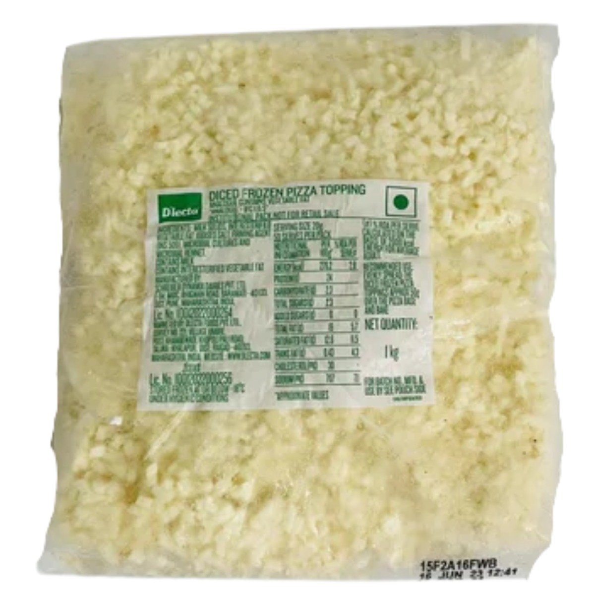 Dlecta Diced Pizza Topping 1kg