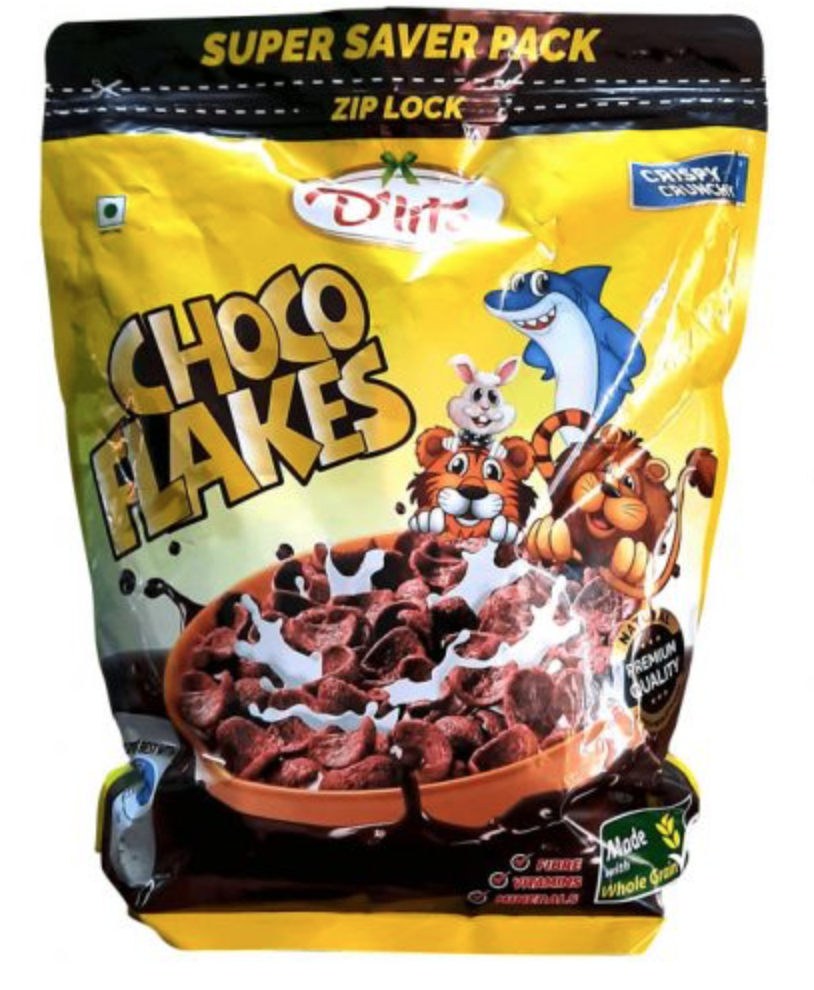 D'lite Choco Flakes 800Gm