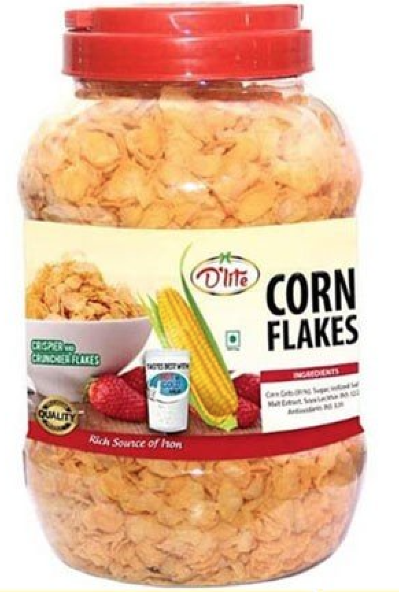 D'lite Corn Flakes 800Gm