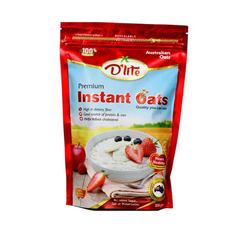D'lite Instant Oats Strawberry 350G
