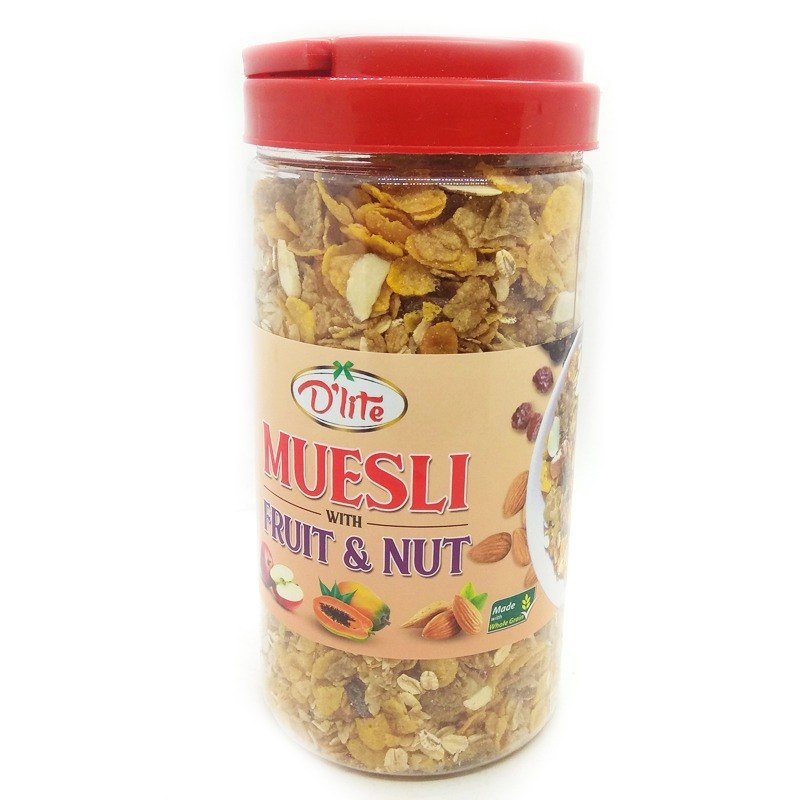 D'lite Muesli With Fruis And Nuts 600gm