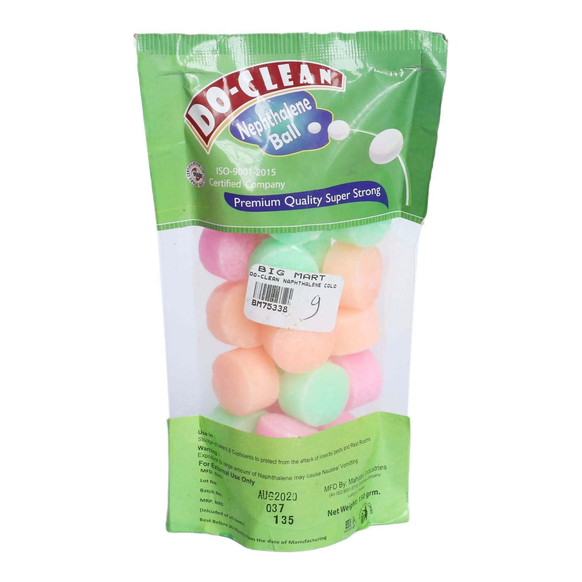 Do-clean Napthalene Color Ball 150gm