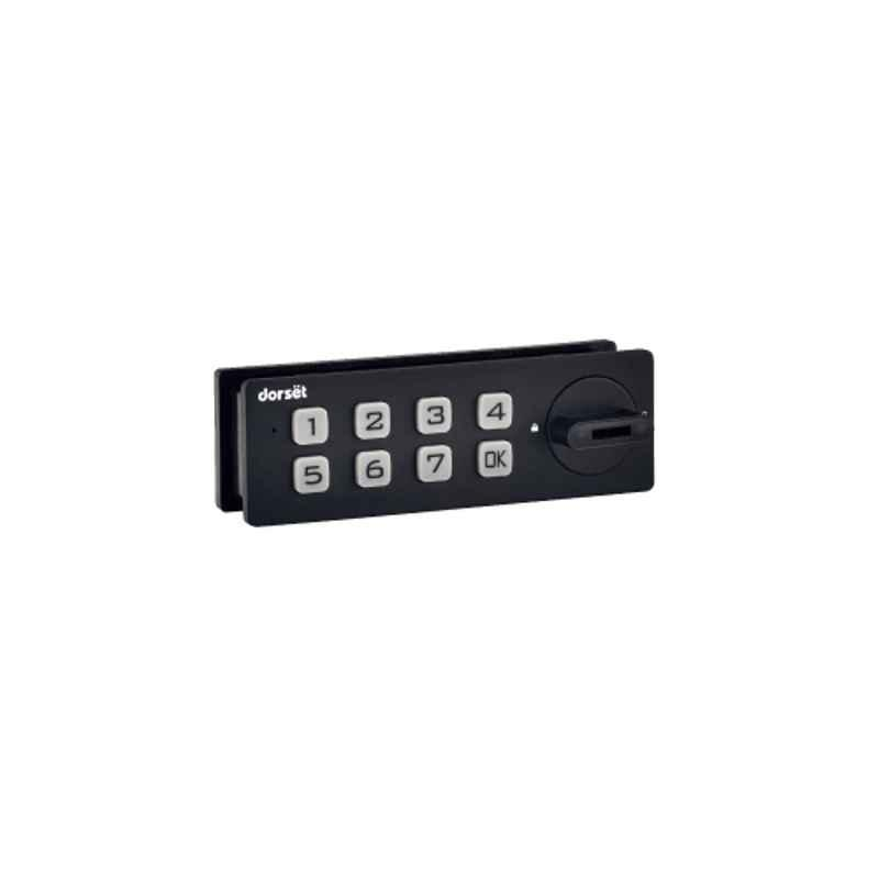 Dorset Digital Cabinet Lock [DG 306] | Password Furniture Lock for Drawer | Password 4 to15 Digits| One Time Password | Door Thickness 16-24 mm- Black