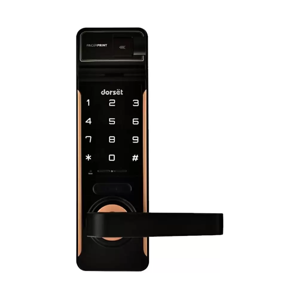 Dorset DG 502 MRG - Mortise Smart Door Lock for Home With Fingerprint, Pin Code, RFID & Key Access