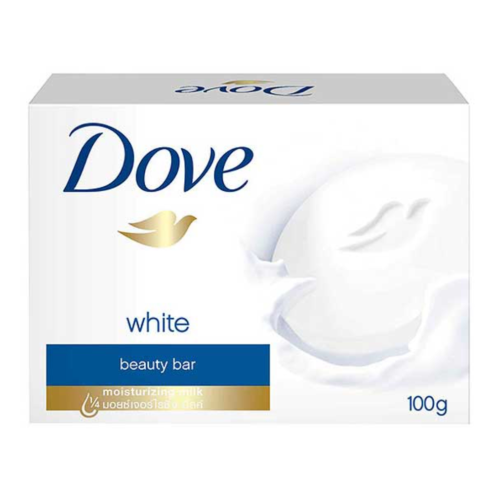 Dove White Beauty Soap Bar 100gm