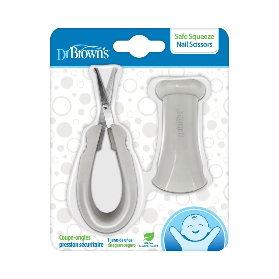 Dr Brown's Safe Squeeze Nail Scissors HG087