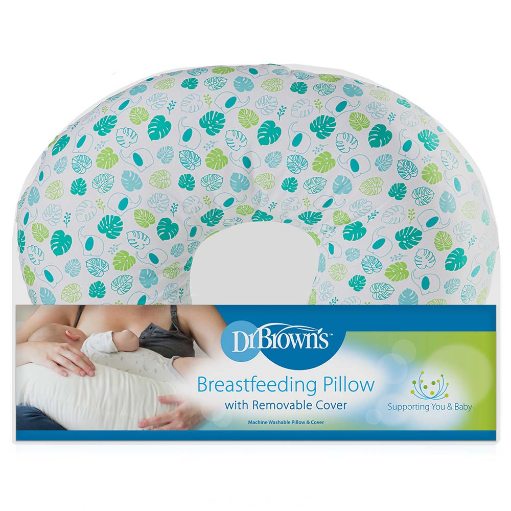 Dr. Browns - Breastfeeding Pillow With Cover Green BF125