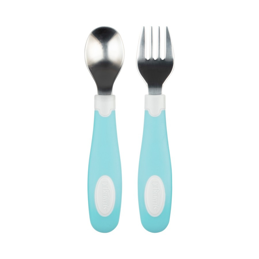 Dr. Brown’s TF028 Designed to Nourish Soft-Grip Spoon and Fork Set