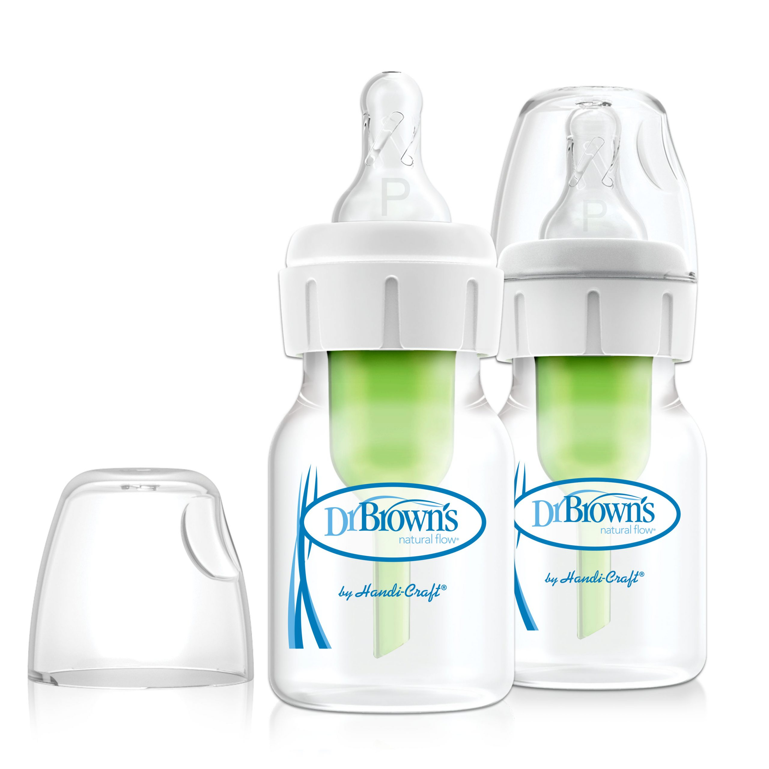 Dr. Brown’s SB2200-P3 2 oz/60 Ml PP Options+ Narrow Bottle 2 Pack With preemie Nipple