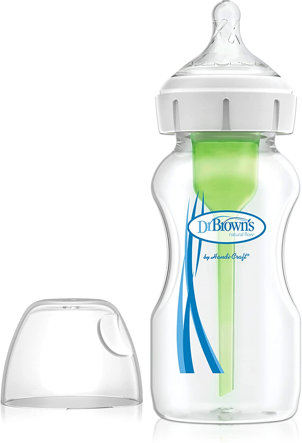 Dr Brown's WB91600-ESX 9 oz/270 ml PP Wide-Neck Options+ Bottle 1 Pack