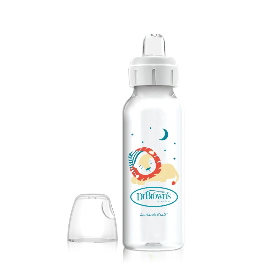 Dr. Brown’s SB81097-P12 8 oz/250 Ml PP Sippy Spout Bottle Lion