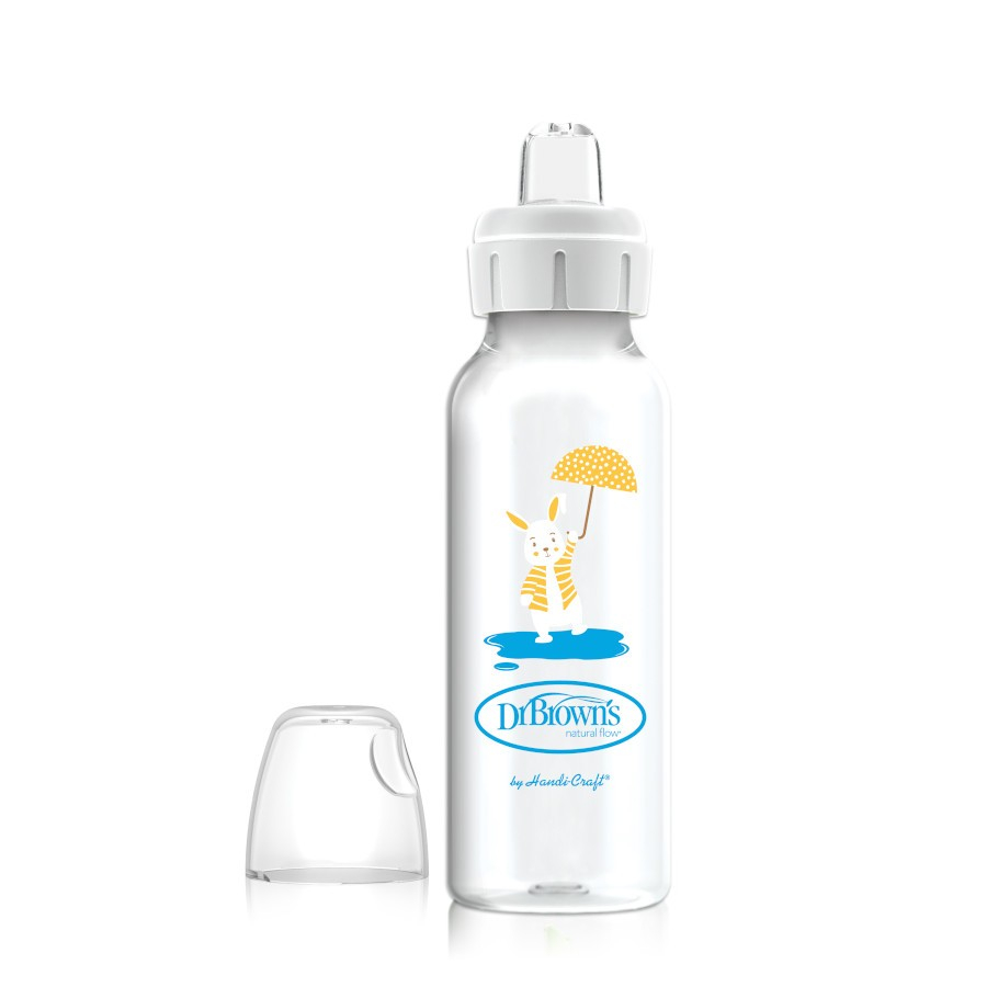 Dr. Brown’s SB81095-P12 8 oz/250 Ml PP Sippy Spout Bottle Bunny