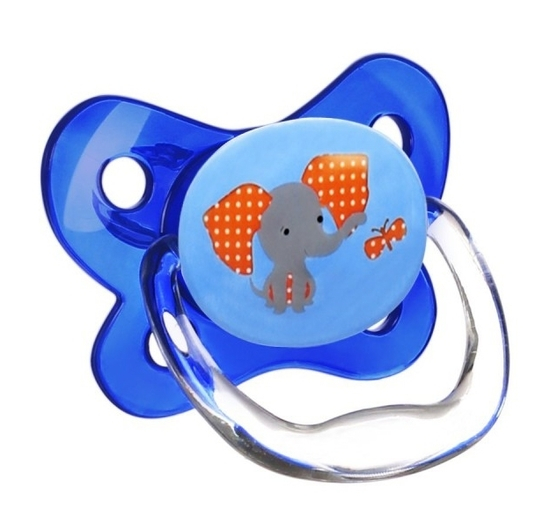 Dr Brown's PV21407-ES Prevent Contoured Shield Pacifier Stage 2 6-12M, Blue 1 Pack 