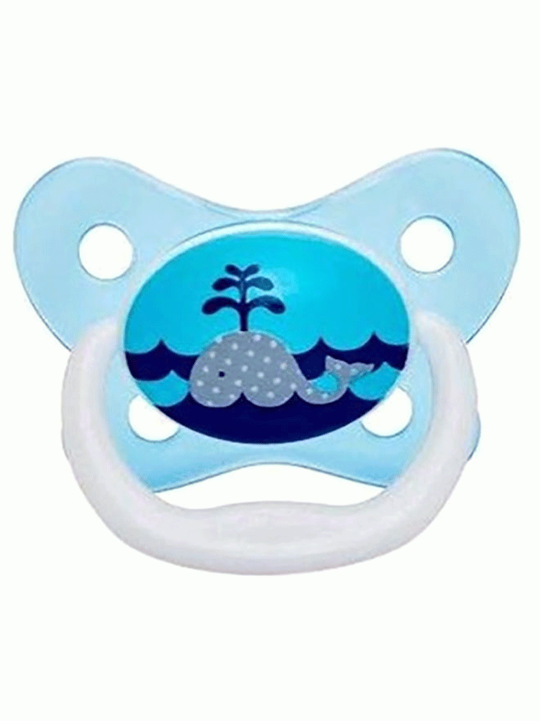 Dr. Brown's PV11404-SPX PreVent BUTTERFLY SHIELD Pacifier - Stage 1 * 0-6M - Blue, 1-Pack