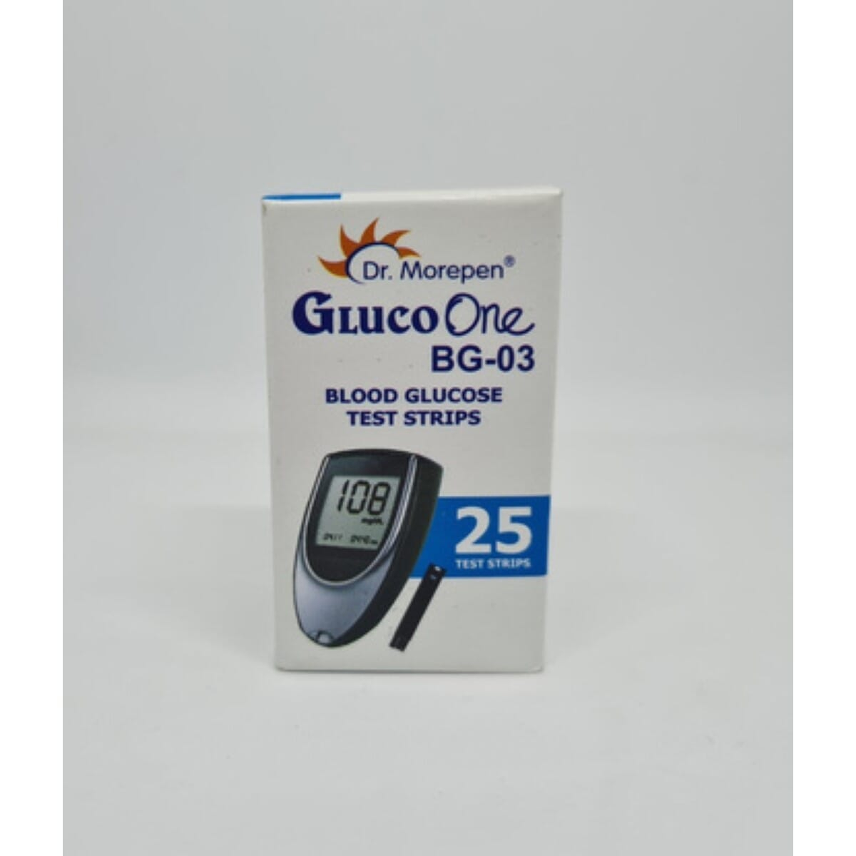 Dr. Morepen Glucometer Strips Pack Of 25