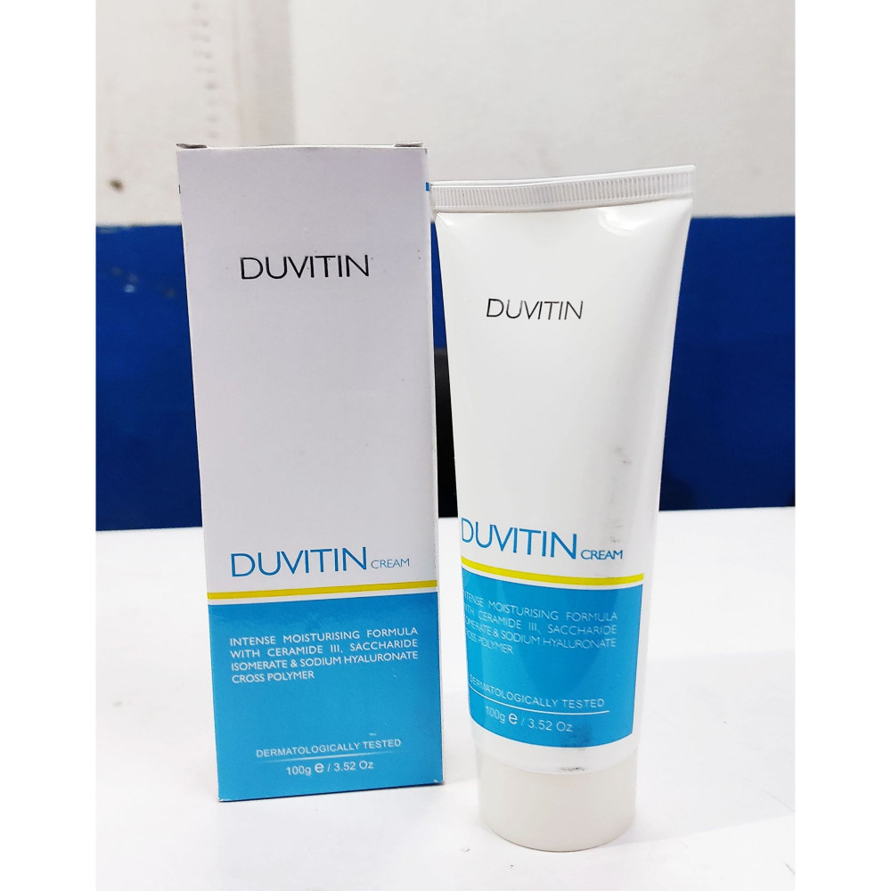 Duvitin Moisturizing Cream - With Intense Mositurising Formula - For Long Lasting Intense Moisturisation - 100gm