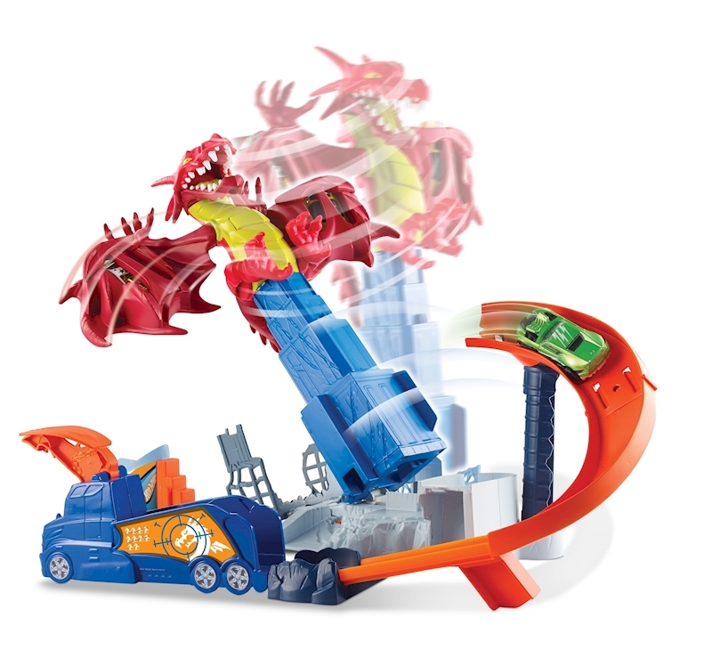 Hot Wheels Dragon Blast Playset DWL04 