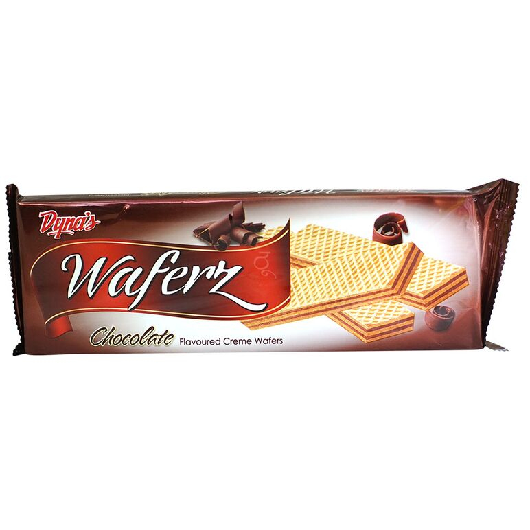 Dyna's Chocolate Flavoured Wafers - 100g
