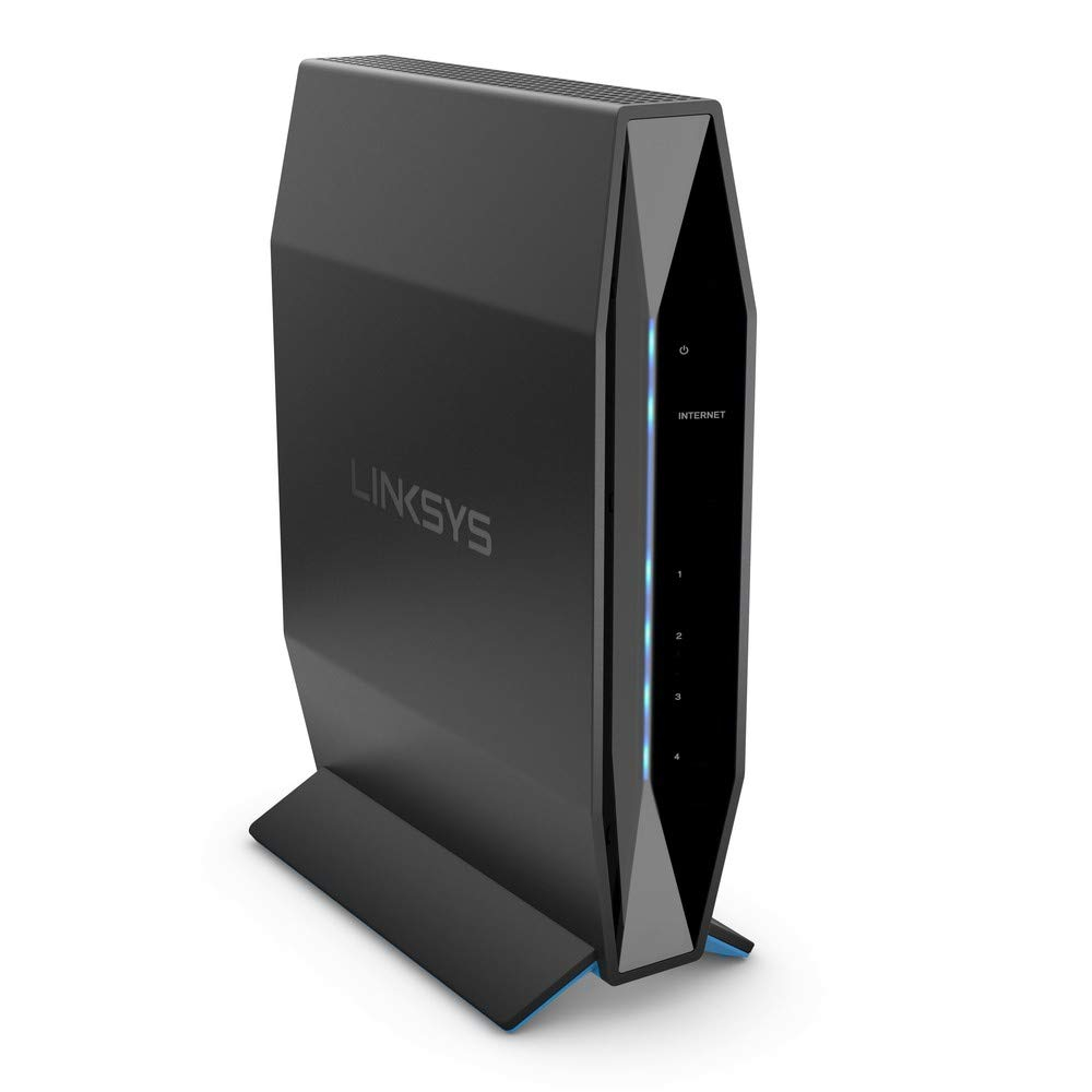 Linksys E7350 Dual-Band AX1800 Wi-Fi 6 with Easy mesh for Home Networking, Gigabit Router, Speed up to 1.8 Gbps and Coverage up to 1500 sq ft, with Easy Browser Set up, Parental Controls, 20+Devices