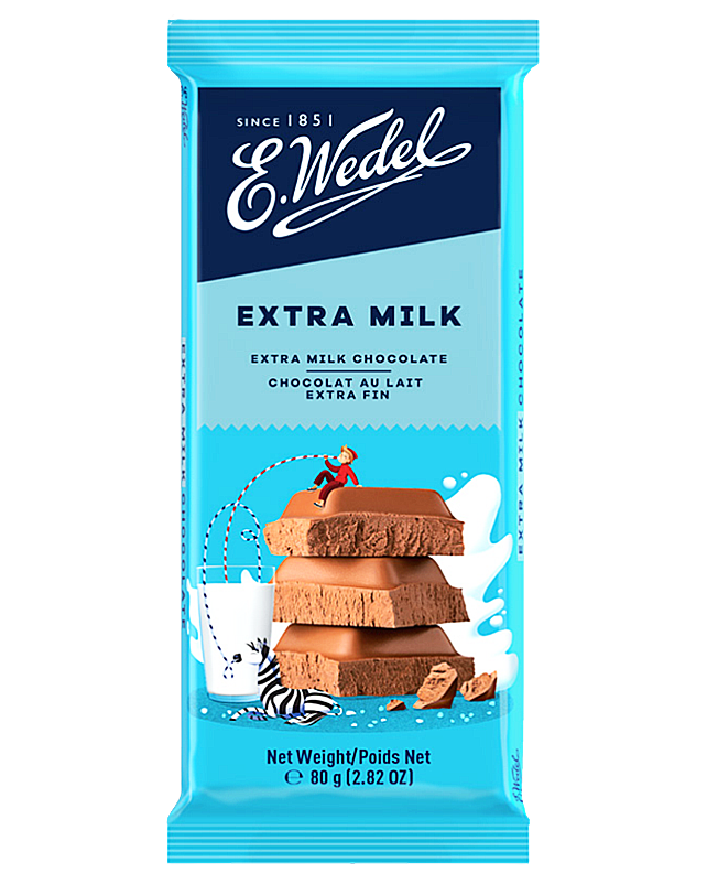 E.wedel Extra Milk Chocolate 80gm